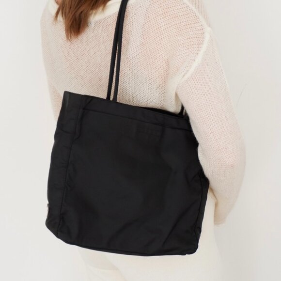 Authentic Preowned Prada Black Nylon Long Strap Tote Bag - Picture 2 of 12